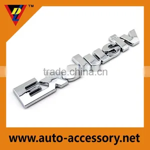 Wholesale Chrome Abs 3D Letters Car Enamel Pin Badge thumbnail-1