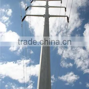 10-500kv Hot Dip Galvanizing Electric Pole thumbnail-2