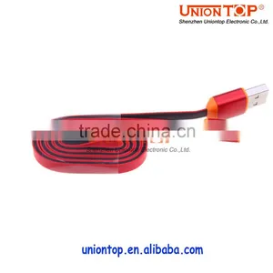Colorful Fast Charging Flat Micro Usb Cable for Samsung/Huawei/HTC/Xiaomi thumbnail-5