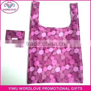 Eco-friendly Recycled Folding Shopping Grocery Bag for Supermarket thumbnail-3