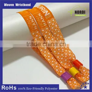 2015 Wedding Decoration Customize Woven Wristbands thumbnail-1