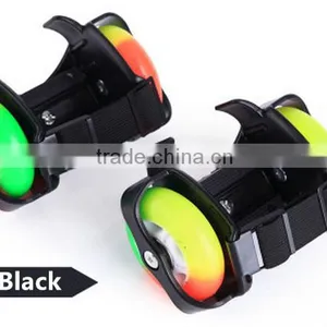 2 Rubber Wheels Roller Skates Wheels Flashing Roller Skate Wheels for Shoes thumbnail-5