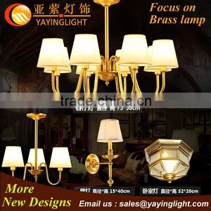 Fancy Copper Hotel Fashion Design Glass Large Hotel Chandelider Ceiling Lighting,New High Quality Ceiling Lighting thumbnail-4
