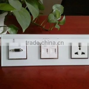 GLASS PANEL COMBINATION SWITCH,VGA+TEL+MULTIFUNCTION SOCKET thumbnail-1