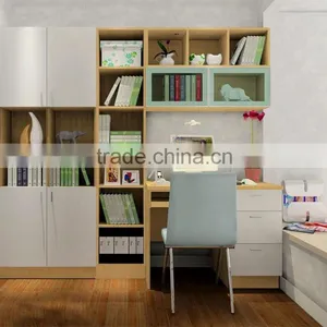 Home Furniture Design Study Room Book Cabinet thumbnail-1
