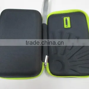 GC-5# Invisible Zipper Green Rubber Logo 8"*5" Molded EVA Bag thumbnail-4