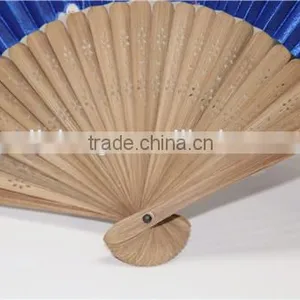 High Quality Bamboo Silk Fan Craft Fan Lady Hand Fan thumbnail-3