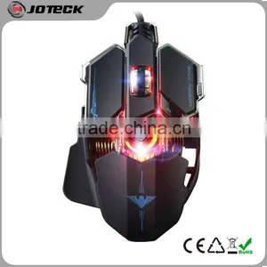 Big Size Illuminated Programmable Metal Computer Mouse for Gamer thumbnail-2