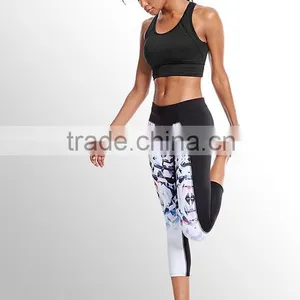 OEM Custom Made Dry Fi Brazilian Yoga Pants Fitness Capris thumbnail-3