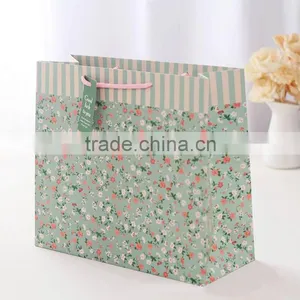 2016 New Arrival Boutique Cuboid Paper Bags Stamp Printing Packaging Bags thumbnail-1