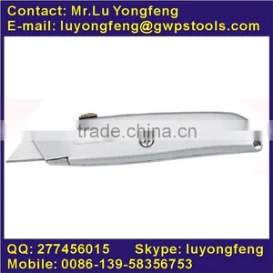 Straight Handle Utility Knife With Zinc Alloy Housing thumbnail-1