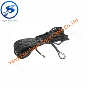4x4 Winch Rope,12 Strand UHMWPE Towing Rope,sythetic Rope for Winch, UHMWPE Fiber for 12000lbs Winch thumbnail-2