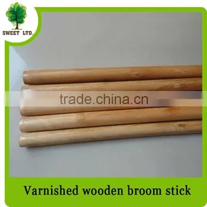 120*3.6cm Varnished Wooden Handle With Strong Quality for Cleaning Tool thumbnail-2