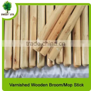 Painted Best Quality Wood Broom Stick Best Selling Made in China thumbnail-4