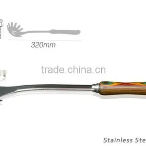 2015 Color Printing Wooden Handle Stainless Steel Kitchenware/ Kitchen Tools/Household Cooking Ware 7PCS/SET S02 thumbnail-3
