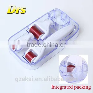 300 + 720 + 1200 Needles Titanuim Micro Needle Roller Skin Meso Roller Dermaroller&Desinfection Tank 4 in 1 Micro Needle Roller thumbnail-2
