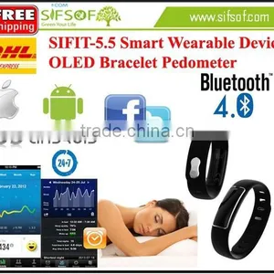 SIFIT-5.5 Smart Bluetooth Wearable Device, Low Energy Consumption, Smart OLED Pedometer thumbnail-1