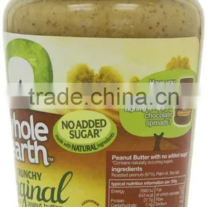 Whole Earth Crunchy Original Peanut Butter With No Added Sugar 340g thumbnail-2