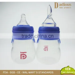 2016 High Quality 100% Food Grade Non-toxic Silicone Baby Bottle thumbnail-3
