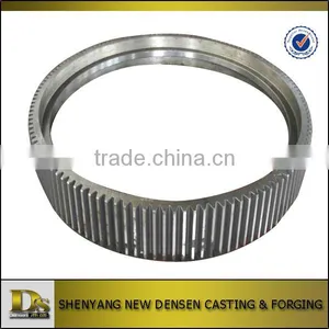 CNC Machining Steel Mechanical Rotating Gear Ring thumbnail-1