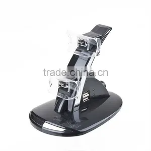 USB Dual Controller Control Charger Stand Dock Station for PS3 Charging LED thumbnail-1