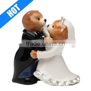 Color Glazed Hand Painted Ceramic Cake Topper Birthday thumbnail-1