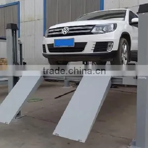 CE Approved Four Post Car Alignment Lift 4T Load thumbnail-4
