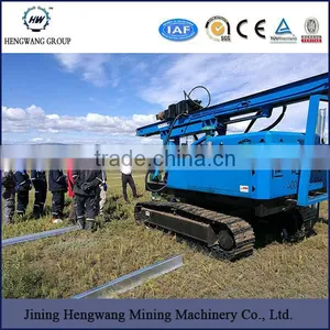 Highway Road Guardrail Beam Post Hydraulic Press Sheet Pile Driver for Sale thumbnail-3