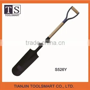 Hot Sale Different Types of Camping Steel Garden Shovel With Wooden Handle thumbnail-5