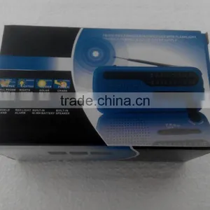 Solar Dyanmo Power Emergency Led fm am mw sw USB Radio Portable Radio thumbnail-6
