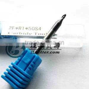 Micro Head Tungsten Carbide Ball Nose End Mill thumbnail-1