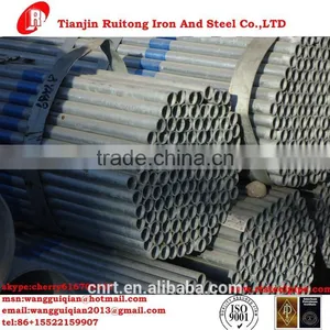 Furniture Used Pre Galvanized Round Carbon Steel Pipe Price List thumbnail-1