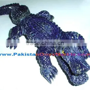 EXPORT QUALITY ANIMALS CARVING LAPIS LAZULI HANDICRAFTS thumbnail-5