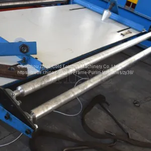 PLC Controlling Colored Steel Step Tile Roofing Making Machine thumbnail-5