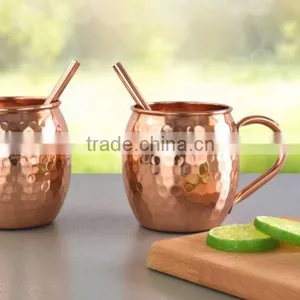 Indian Copper Hammered Moscow Mule Mug thumbnail-1
