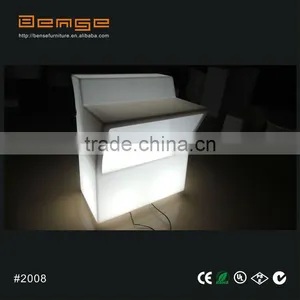 LED Furniture With E27 Lamp / Straight LED Bar Table With E27 Bulb thumbnail-1