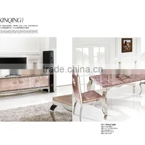 Hot Sale Stainless Steel Modern Dining Chair B406 thumbnail-4