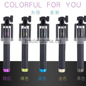 Mobile Bluetooth Extendable Self Portrait Handheld Selfie Stick thumbnail-5