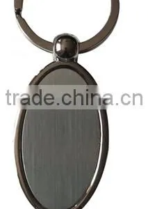 Hot Sell Oval Shape Zinc Alloy Custom Logo Gift Key Ring thumbnail-1