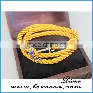 Fashion Beautiful Cute Anchor Bracelets for Men thumbnail-1