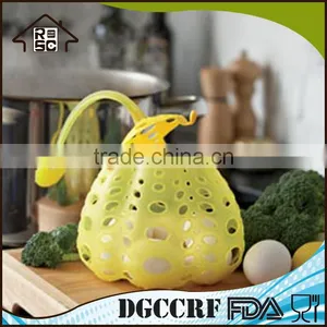 FDA/FLGB Approved Silicone Food Pod Cooking Basket and Strainer thumbnail-2