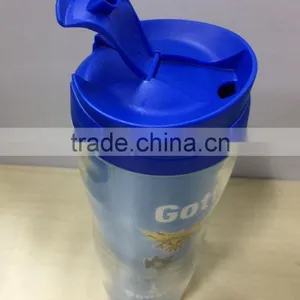 450ml Double Wall Magic Hard Plastic Tumbler Cup thumbnail-5