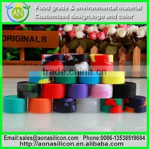 Mixing Colors Silicone Container for Oil, Colorful Silicone Jar thumbnail-1