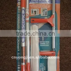 Telescopic Handle Window Squeegee Set thumbnail-1