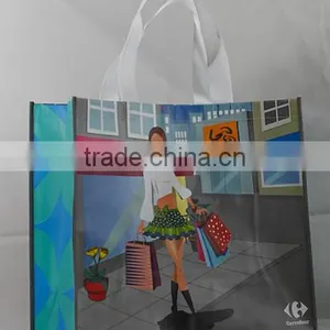 Waterproof ECO Shopping Travel Shoulder Handbag Reusable Tote Bags thumbnail-1