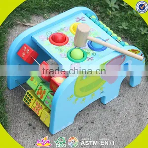 Wholesale Wonderful Baby Wooden Blocks Box Toy Educational Wooden Blocks Box Toy W12D002 thumbnail-3