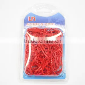 Red Elastic Hair Band thumbnail-1