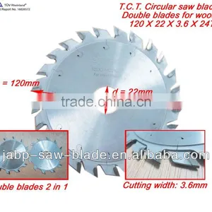 Double Saw Blade for Wood Cutting thumbnail-1