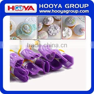 10pcs Double Sugar Cake Mold Decorating Tools Edge Clip Lace Mold Decorating Modelling Tool Cake Fondant Embossed Crimpers Mold thumbnail-1
