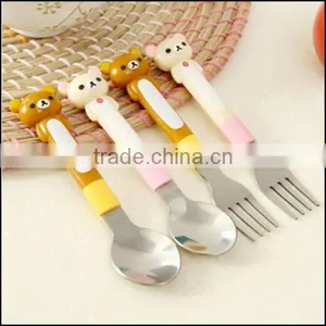 2015 Hot Sell Cartoon Food Grade Stailess Steel Fork Spoon Supplier in China,food Grade Plastic Fork Spoon Supplier in China thumbnail-1
